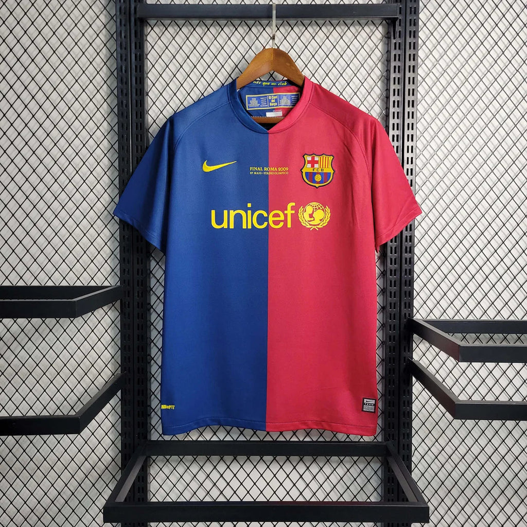 Barcelona Retro Home 2008/2009 UCL Final Kit